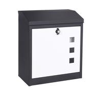 XXL SECURE MAILBOX, CASSETTA PER PACCHi PICCOLI 53x43,5x26cm IN ACCIAIO ZINCA...