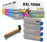 XXL Toner E Tamburi Per OKI C610 DN C610 DTN C610 N 44315308 443153