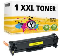 XXL Toner Per HP COLOR LASERJET CP 2025 CP 2025 DN CP 2025 N 304 A CC532A GIALLO