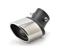 XXMMHTFD Terminale di Scarico, per Peugeot 308 III Active Pack/Allure/Allure Pack/308 GT 2021-2024 Codino in Acciaio Inossidabile, Punta di Scarico Cromata Lucida Anti-Ruggine,B