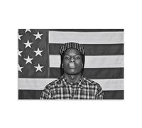 XXQPO ASAP Poster su tela con album Rocky Live Love ASAP, decorazione per la casa, soggiorno e camera da letto, 40 x 60 cm, senza cornice