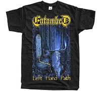 XXRR FASHION Mean Entombed - Left Hand Path, Death Metal Music Band T-Shirt (Black) Black L