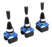 xXSvvskFL 1 pz HKC614 612 622 624 22mm Joystick Switch Momentaneo Monolever Cross Rocker Interruttore Principale 2/4 Vie Auto-Reset Auto-Blocco 2NO 4NO(HKC-612 Self Lock)