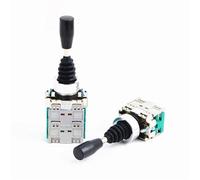 xXSvvskFL 1 pz Joystick Switches HKL-D12 14 22 24 Monolever Spring Rocker Toggle Switch Reset 2Way 4Way 22mm 2NO 4NO(HKLD14)