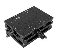 Xy Axis Linear Stage, Micrometer Manual Slide Table Trimming Roller Stages, 50x80mm / 150mm*90mm Travel, for Optical Lab Precision Measurement(300 x 220 mm)