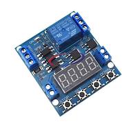 XY-J05 Modulo di ritardo Timer Attivazione di ritardo OFF Tensione Superiore Limite Inferiore Rilevamento Tempo Ciclico Conteggio Controllo della batteria.