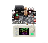 XY6020LV CNC Modulo di controllo della tensione regolabile Convertitore DC alimentatore di rete 60V 20A 1200W con display a colori VA MPPT carica solare aggiornamento firmware e protezione multipla