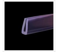 XYAGYUND Canale in Gomma a Forma di U 6,56FT Bordo Trasparente Guarnizione in Gomma Guarnizione Meteorologica Adatta for Il Bordo del Tavolo da Cucina, 10mmx6mm (Size :(10mm x 6mm)