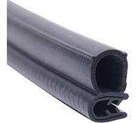 XYAGYUND Guarnizione in Gomma a Bolle Laterali a Forma di U 3,28FT Nera con Gap in Metallo Durevole Resistente alle Intemperie for Porte e Finestre, 20mm x 13mm (Dimensioni : 25mm x 15mm(25mm x 15mm)