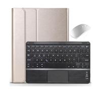 XYAL Covers e Custodie, Custodia con tastiera touchpad rimovibile e mouse, custodia in pelle PU con supporto ribaltabile for PC compatibile con Samsung Galaxy Tab S7 da 11 pollici (SM-T870/T875/T876B)