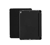 XYAL Covers e Custodie, Custodia Protettiva in TPU, Custodia in Silicone a Tre Ante con Slot Compatibile con Penna Compatibile con iPad Air 4 da 10,9 Pollici(Cool Black)