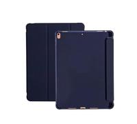 XYAL Covers e Custodie, Custodia Protettiva in TPU, Custodia in Silicone a Tre Ante con Slot Compatibile con Penna Compatibile con iPad Air 4 da 10,9 Pollici(Blu Scuro)