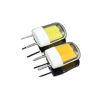 XYAL Lampadine, Confezione da 10, Mini Lampade LED COB AC220V 5W BA15D/BA15S/E11/E12/E14/G4/G8/G9 Luci for lampadari Copertura in vetro + Ceramica(Warm White,G8)