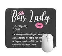 XYANFA Tappetino per mouse, regalo di ringraziamento per donna, capo, donna, leader, mentore, supervisore, ufficio, decorazione per il giorno del boss e collega, tappetino per mouse (Boss Lady