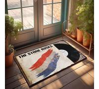 XYBH Accessori da garage per Man Cave The Stone Roses copertina album con disco in vinile. Zerbino decorativo portico arredamento sala giochi (40 x 60 cm)