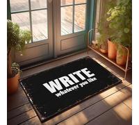 XYBH Autunno Benvenuto Mats Outdoor Scrivi quello che ti piace. Zerbino per camera da letto, accessori per la casa (40 x 60 cm)
