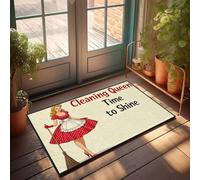 XYBH Fall Welcome Mats Outdoor Cleaning Queen: Time To Shine Zerbino per camera da letto Accessori per la casa Zerbino (50 x 80 cm)