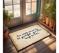 XYBH Fall Welcome Mats Outdoor Live Simply, Dream Big. Zerbino alla moda per camera da letto (50 x 80 cm)