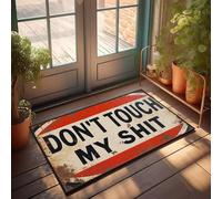 XYBH Grande zerbino autunnale con scritta in inglese "Do Not Touch My Property", per camera da letto o esterno, 50 x 80 cm