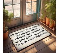 XYBH Grande zerbino autunnale My Promise To My Children: I Am Not Your Friend Zerbino Pool Stuff Outdoor Door Door (50 x 80 cm)