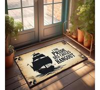 XYBH Home Decor Men The Pride of Des Caules Hangout. Zerbino con decorazione country per la casa e la stanza dei ragazzi (40 x 60 cm)