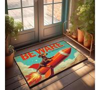 XYBH Home Sweet Apartment Zerbino Beware: The Treat-Seeking Missile! Zerbino Cool Stuff per ragazzi Tappeti per cucina (50 x 80 cm)