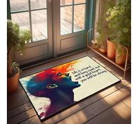 XYBH Home Sweet Apartment Zerbino Life'S Journey Is Tough, But A Good Heart Makes You Strong Stuff Cool Stuff for Boys Rugs For Kitchen (65 x 90 cm)