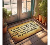 XYBH Stuff For Your Room Heal By Forgiving And Learning. Zerbino con scritta "Welcome Home", per decorare la porta d'ingresso per la stanza (65 x 90 cm)