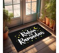XYBH Stuff For Your Room Rabia'S First Ramadan Celebration Zerbino Welcome Home Mats per porta d'ingresso Decore per camera (40 x 60 cm)