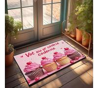 XYBH Stuff For Your Room Vote For The Codenine Cookie! Zerbino di benvenuto per porta d'ingresso decoro per stanza (65 x 90 cm)