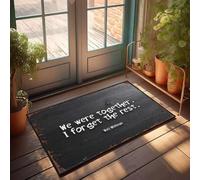 XYBH Tappetini autunnali per porta d'ingresso, con scritta in inglese "We Were Together, I Forget The Rest". Zerbino per ingresso e pavimento per casa (50 x 80 cm)