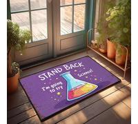 XYBH Tappetino da bagno con scritta in inglese "I'm Going to try Science!" - Zerbino decorativo per bagno, 65 x 90 cm