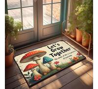 XYBH Tappeto autunnale per porta d'ingresso crescere insieme: il processo di apprendimento della vita zerbino divertente roba caduta fuori zerbino (50 x 80 cm)