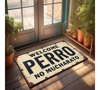 XYBH Zerbini per ingresso esterno casa divertente benvenuto ma non disturbare il cane. Zerbino decorativo per la casa (40 x 60 cm)