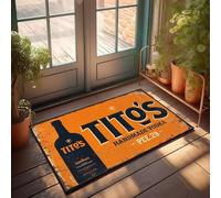 XYBH Zerbini per ingresso esterno divertente Tito'S fatto a mano Vodka. Zerbino di benvenuto personalizzato tappetino di benvenuto estivo (40 x 60 cm)