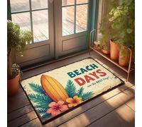 XYBH Zerbino autunnale per esterni con scritta "Beach Days Are The Best Days!", per cucina, casa colonica, decorazione per camera da letto dei ragazzi (65 x 90 cm)