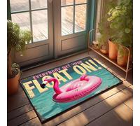 XYBH Zerbino autunnale per esterni Get Your Float On! Zerbino con amici, decorazione portico per esterni (40 x 60 cm)