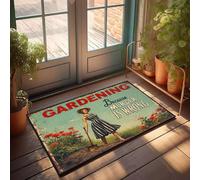 XYBH Zerbino autunnale per ingresso esterno giardinaggio perché omicidio è sbagliato. Zerbino da esterno per porta d'ingresso casa da solo (65 x 90 cm)