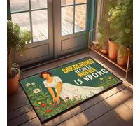 XYBH Zerbino autunnale per ingresso esterno giardinaggio perché omicidio è sbagliato. Zerbino da esterno per porta d'ingresso casa da solo (50 x 80 cm)