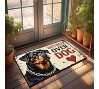 XYBH Zerbino autunnale per ingresso esterno Rottweiler: The Ultimate Dog Lover's Breed! Zerbino per esterni Tappetino per esterni Cool Stuff per ragazzi (40 x 60 cm)
