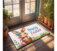 XYBH Zerbino con scritta in inglese "Men Decor Happy Easter", per portico anteriore, decorazione autunnale per uomo (50 x 80 cm)