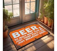XYBH Zerbino con scritta "Men Decor Beer, So Much More Than Me." (65 x 90 cm)