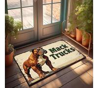 XYBH Zerbino decorativo per la casa, motivo: camion Mack, il nome più forte nei camion, zerbino per porta d'ingresso, tappetino da bagno grande (50 x 80 cm)