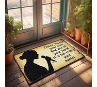 XYBH Zerbino di benvenuto per ingresso esterno Hello Choose How Bold Your Class Finds People Of Your World. È un futuro emozionante. Zerbino divertente con scarpe Tiki Bar Decorations (65 x 90 cm)