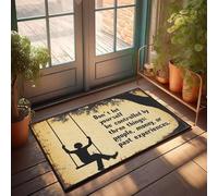 XYBH Zerbino di benvenuto per porta d'ingresso, con scritta "Don't Let Yourself Be Controlled by people, money or past experiences", zerbino autunnale, decorazione per ambienti esterni (40 x 60 cm)