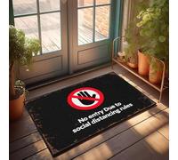 XYBH Zerbino primaverile per ingresso esterno senza ingresso a causa delle regole di distanziamento sociale. Zerbino estivo per esterni roba fresca per la tua stanza (50 x 80 cm)