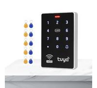 XYBkey TUYA Controller di Accesso WiFi IP68 Impermeabile RFID Retroilluminato Touch Tastiera Apriporta Password Tastiera 125KHz Portachiavi Apriporta Intelligente Adatto per Ufficio Villa Appartamento