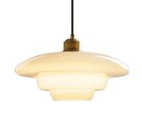 XYBZJP Lampada a sospensione in vetro metallo con personalità creativa, lampadario con montaggio a incasso a vite E27, lampada a sospensione in stile industriale nordico, lampade decorative per balcon