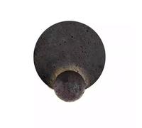 XYBZJP Lampada da parete a testa singola in stile industriale, lampada da parete a LED con luce calda incorporata, applique da parete personalizzata in travertino nero, lampadari decorativi per soggi