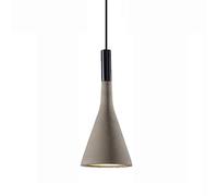 XYBZJP Paralume per lampada a sospensione in cemento colorato, lampada a sospensione in stile moderno creativo, lampadario a testa singola a vite E27, apparecchi di illuminazione per la decorazione de